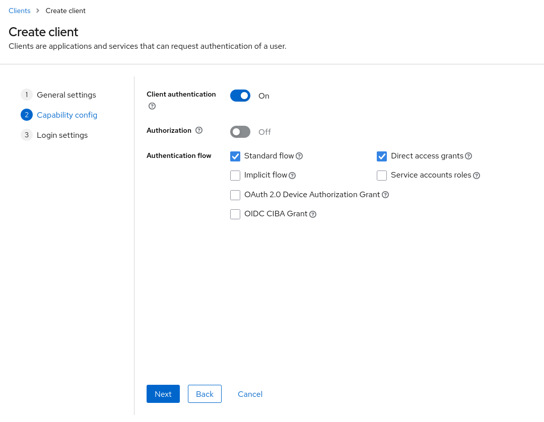 Client Config