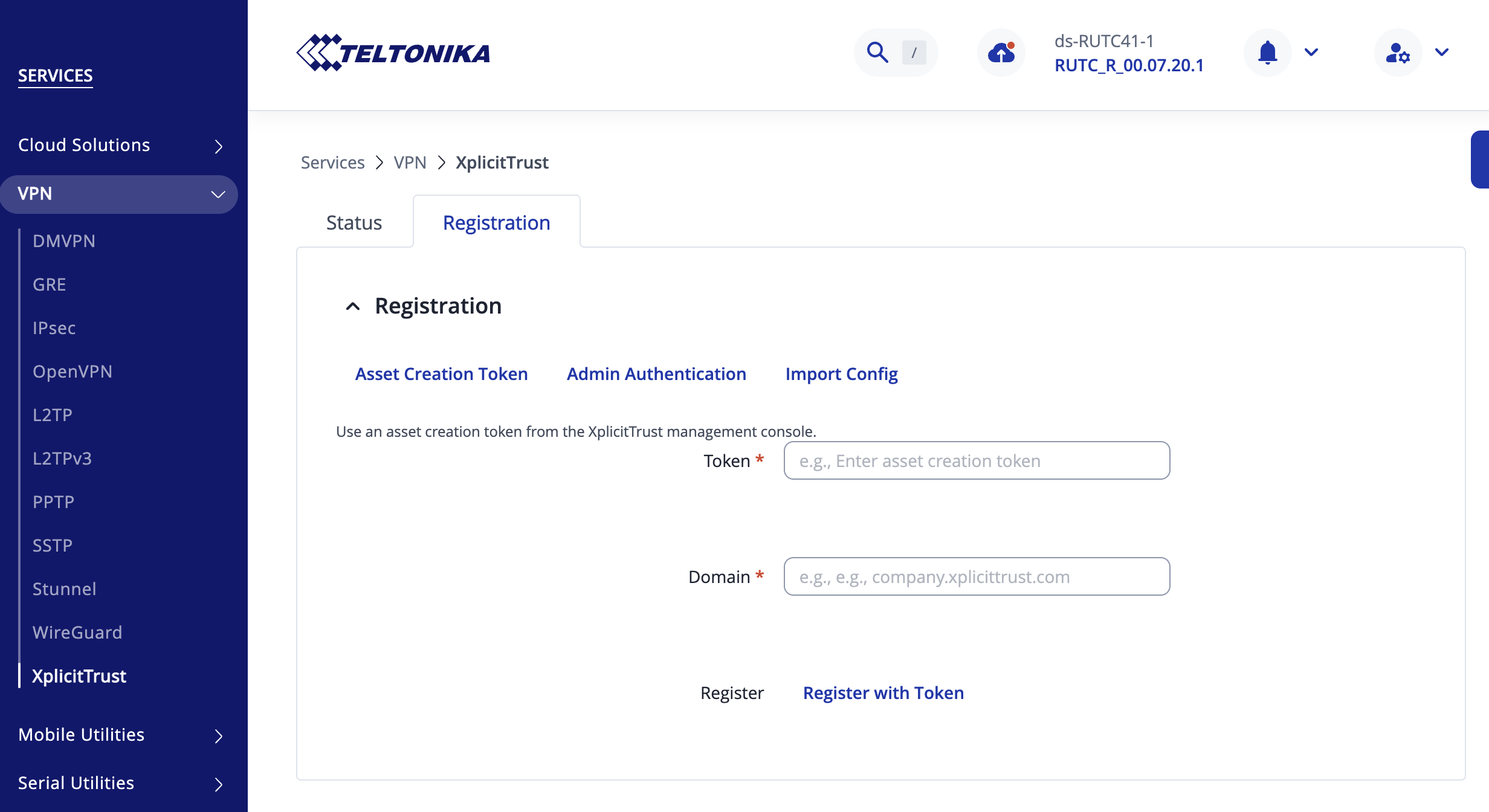 Registration